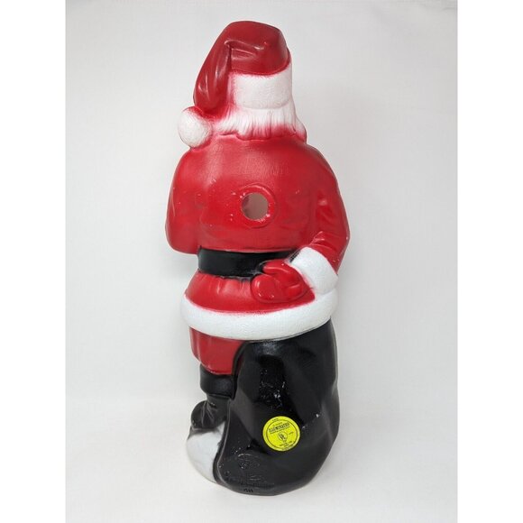 VTG 1969 Empire Santa Claus Lighted Blow Mold w/ Bell & Sack 19” ~ Made In USA - Picture 2 of 12